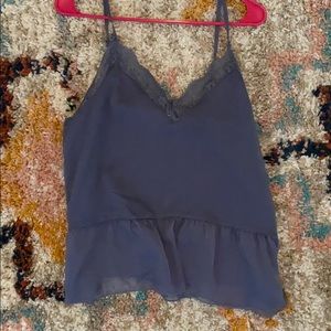 Lace trim tank